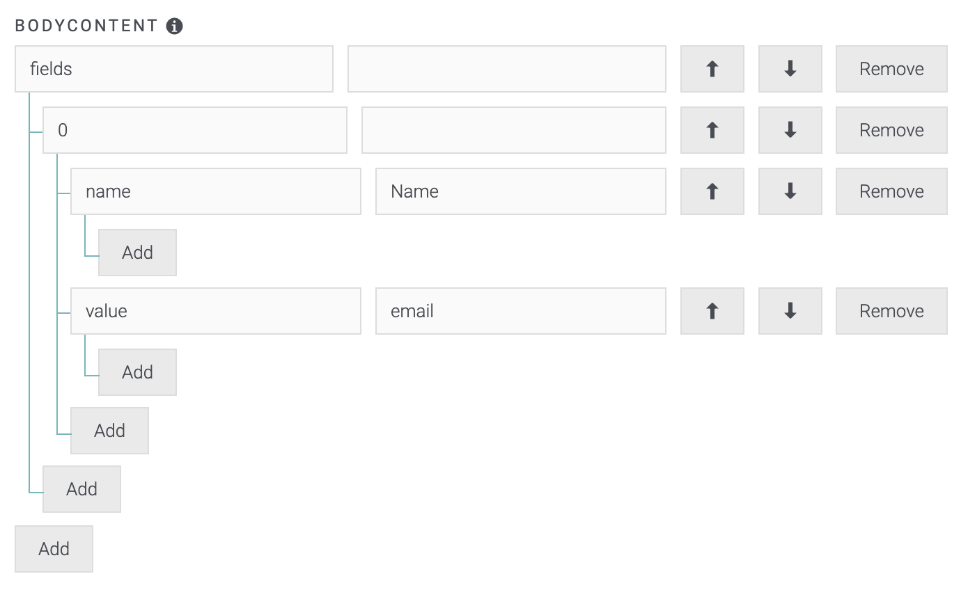 Email field mapping setup in HTTP Integration