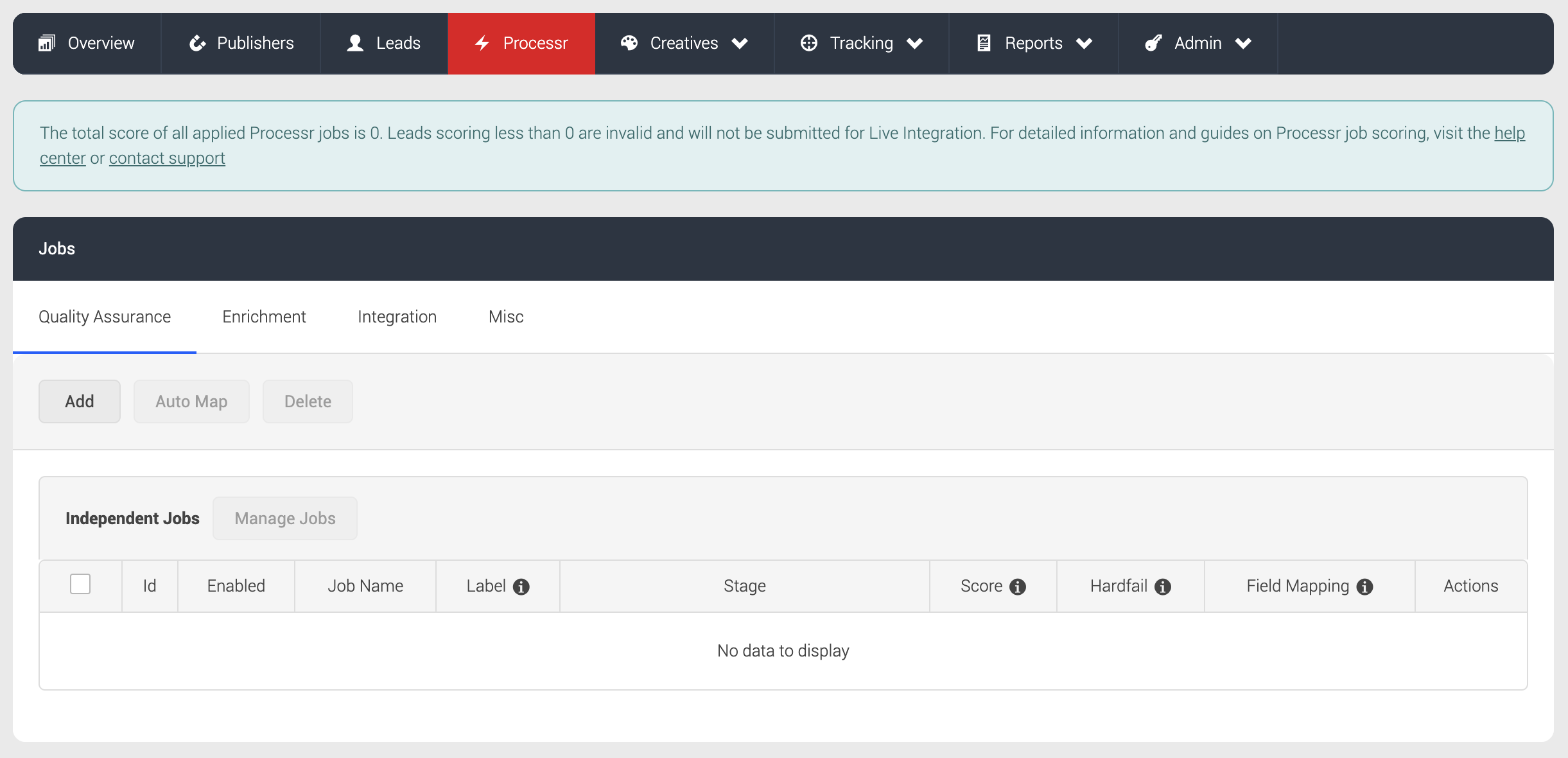 Convertr platform campaign processr page.png