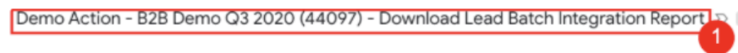 example of the email