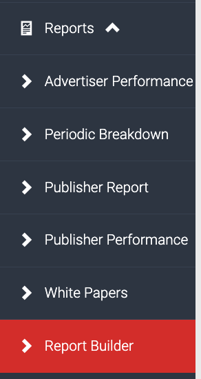 Screenshot showing Report Builder menu item.png