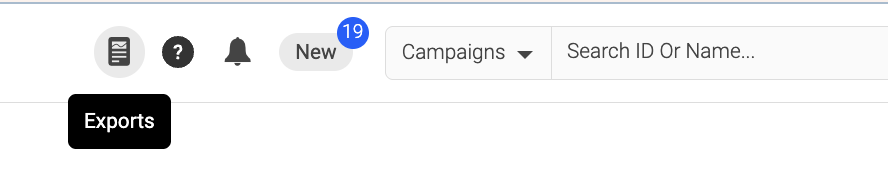 Screenshot showing the Exports icon.png