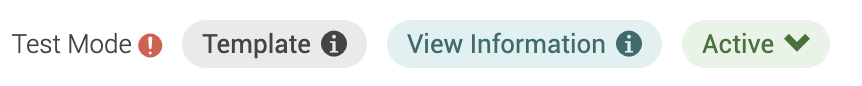 Campaign indicator test mode