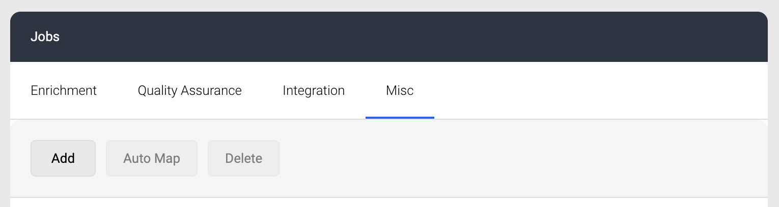 Screenshot of Processr tabs after the change