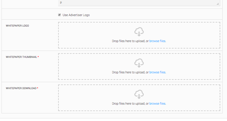 image of the logo, thumbnail and download import dropdown
