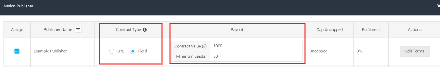 select edit terms
