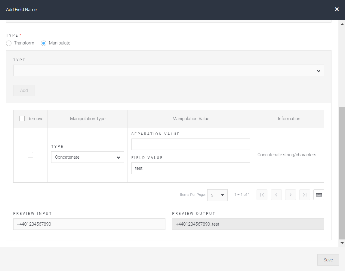 image of the preview